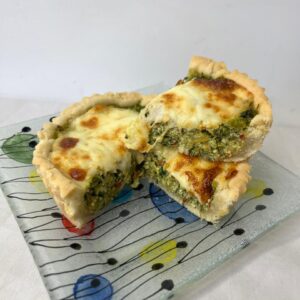 tarta de verduras keto