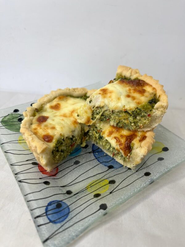 tarta de verduras keto